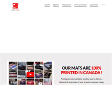 Tablet Screenshot of creativemat.ca